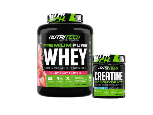 Nutritech Gym Essentials Stack (Whey 2kg + Creatine)