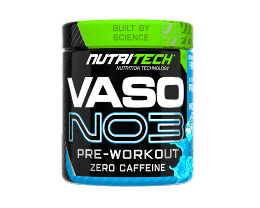 VASO NO3 40 Servings – Stim-Free Nitric Oxide Pre-Workout Concentrate