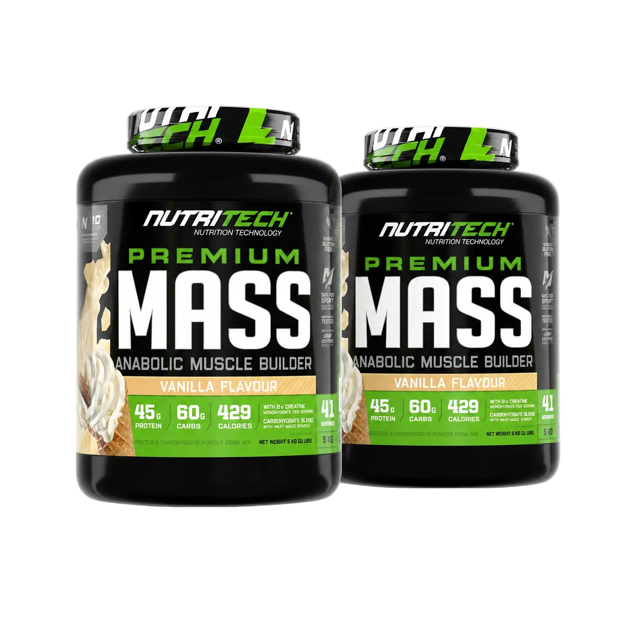 Nutritech Ultimate Supply 2x Premium Mass 5kg