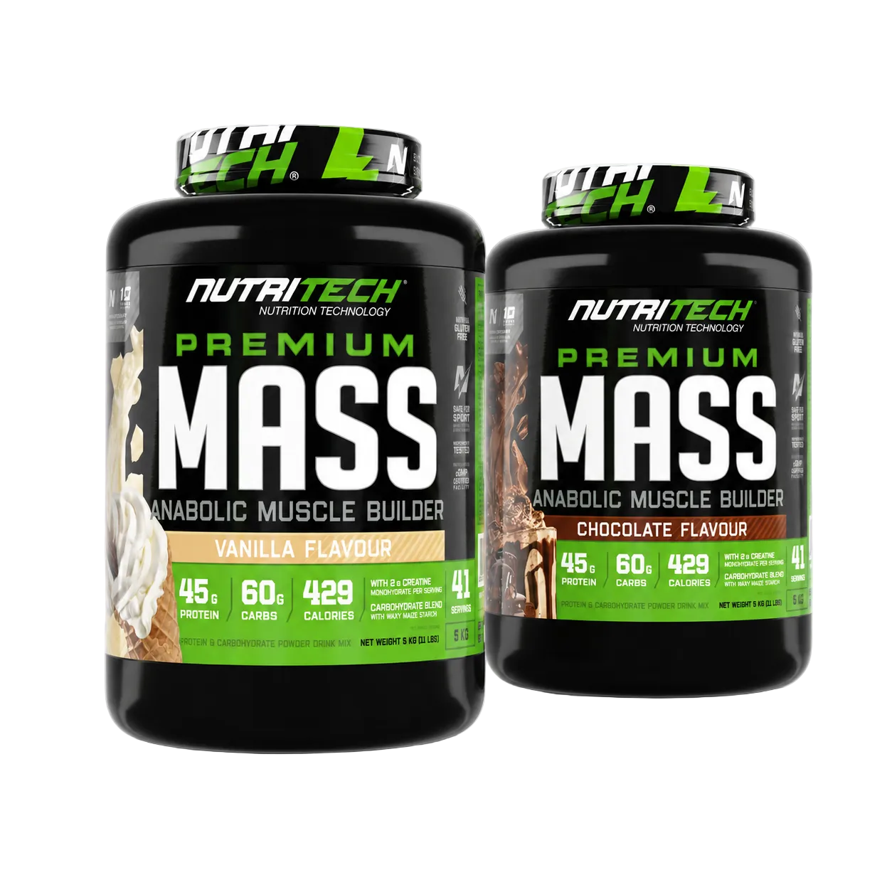 Nutritech Ultimate Supply 2x Premium Mass 5kg