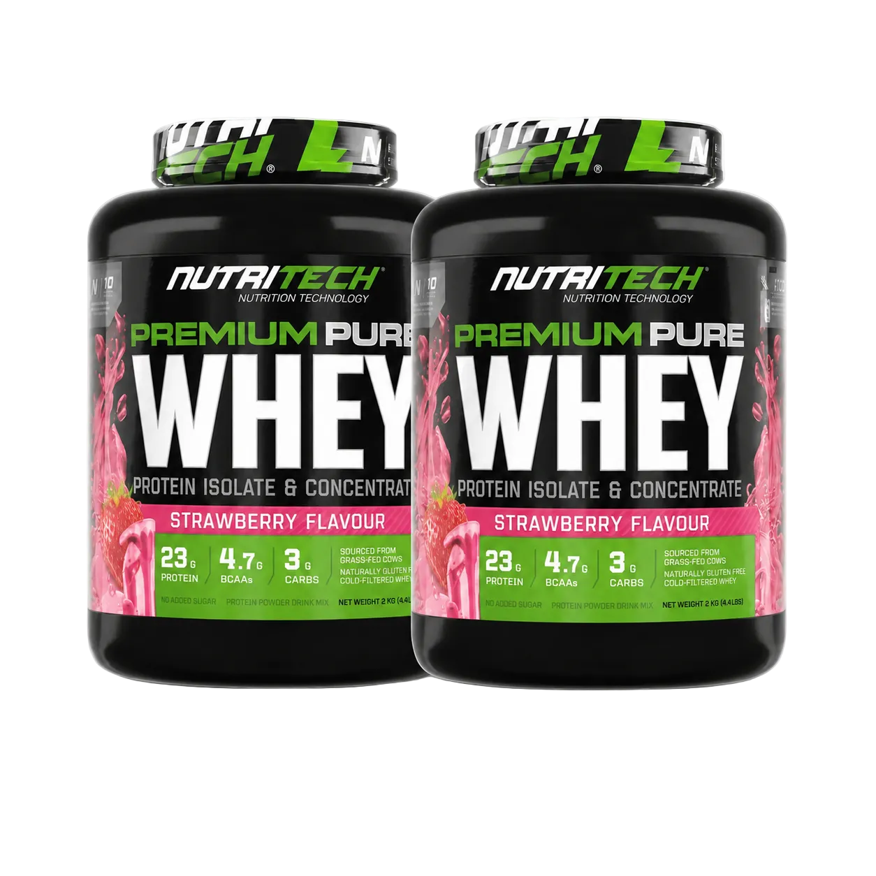 Nutritech Premium Protein Supply 2x Pure Whey 2kg