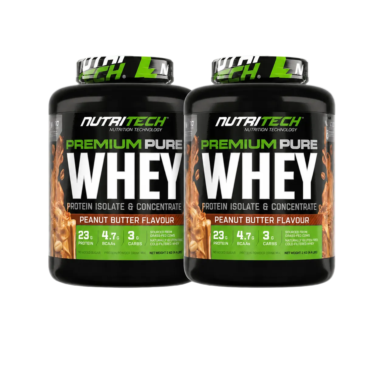 Nutritech Premium Protein Supply 2x Pure Whey 2kg