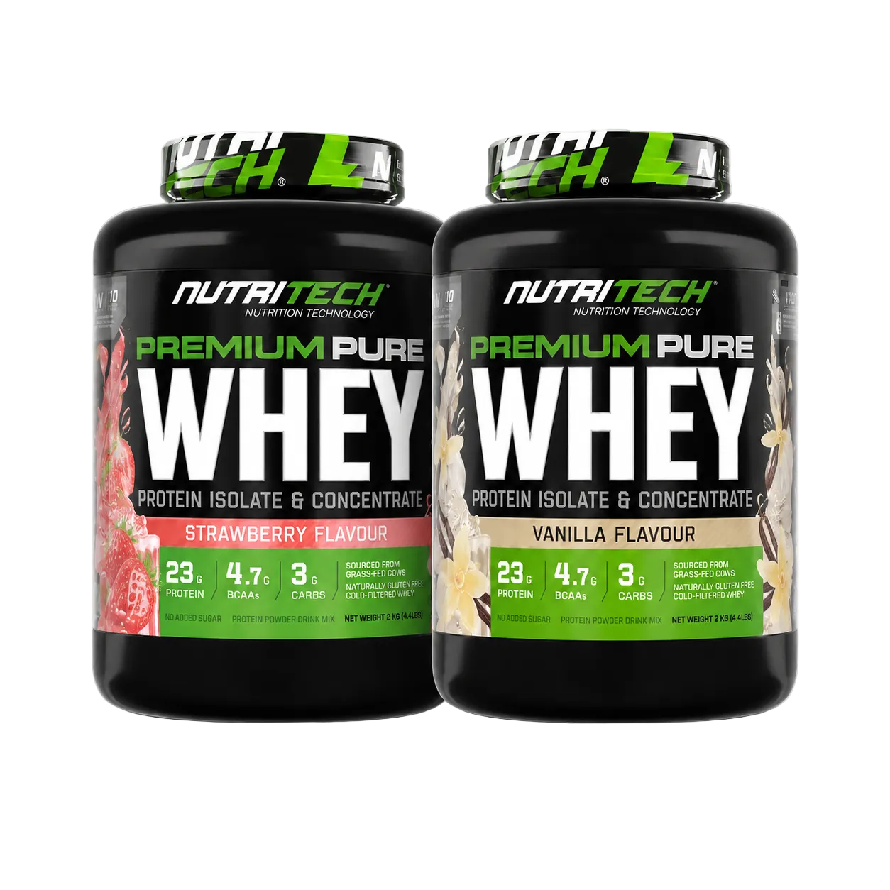 Nutritech Premium Protein Supply 2x Pure Whey 2kg