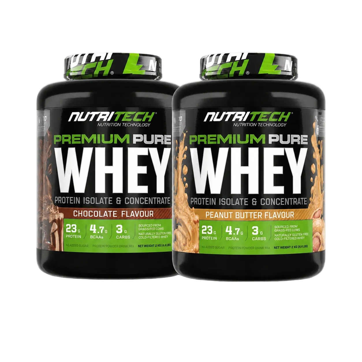 Nutritech Premium Protein Supply 2x Pure Whey 2kg
