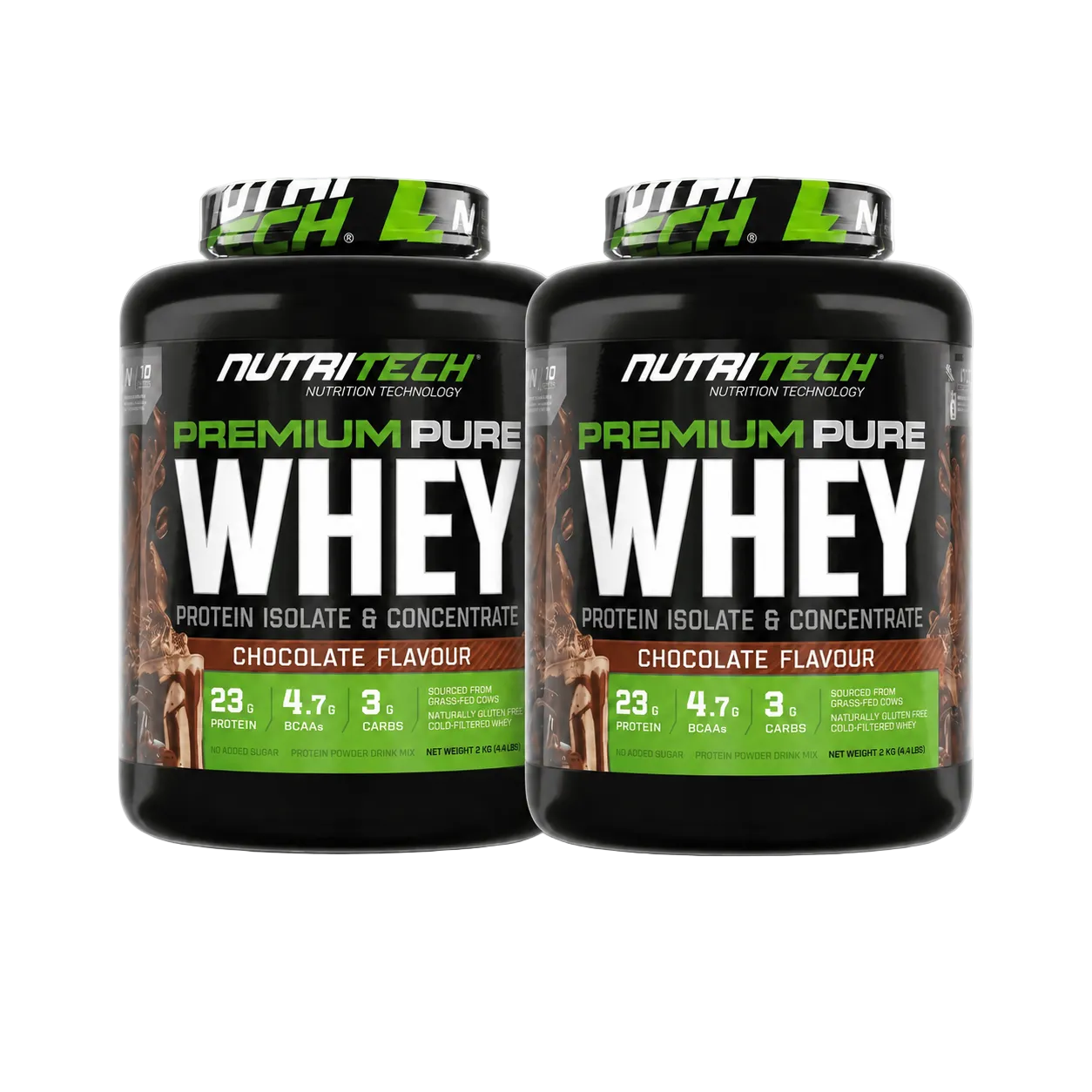 Nutritech Premium Protein Supply 2x Pure Whey 2kg