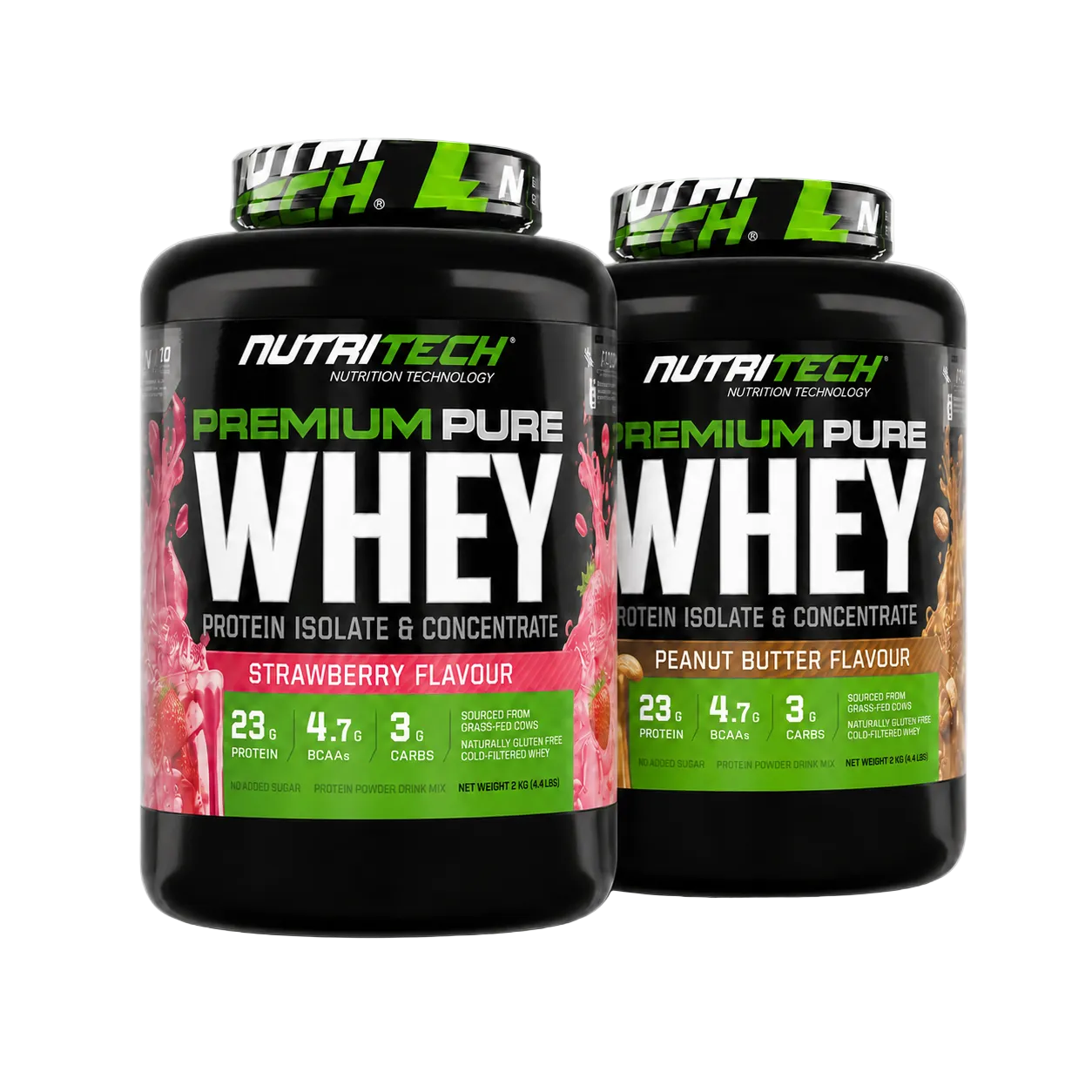 Nutritech Premium Protein Supply 2x Pure Whey 2kg
