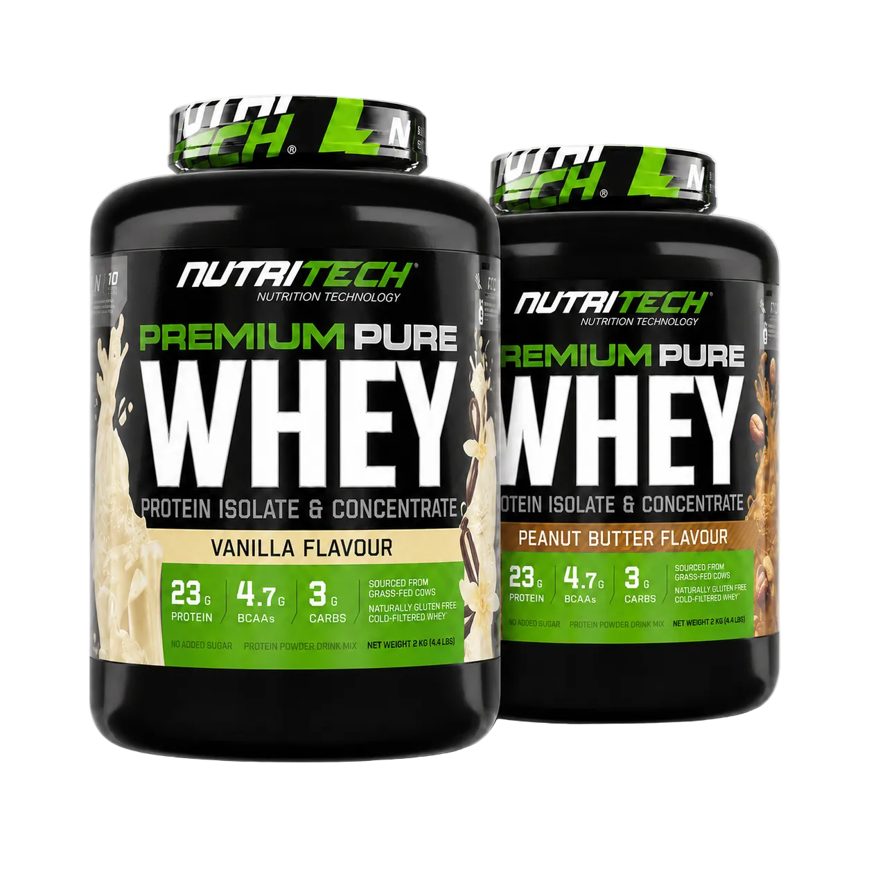 Nutritech Premium Protein Supply 2x Pure Whey 2kg