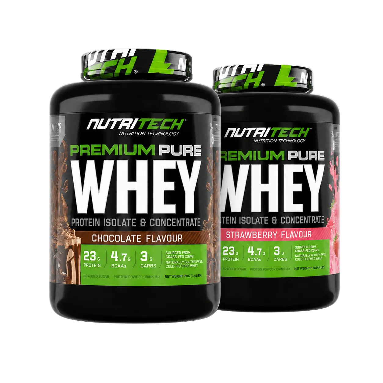 Nutritech Premium Protein Supply 2x Pure Whey 2kg
