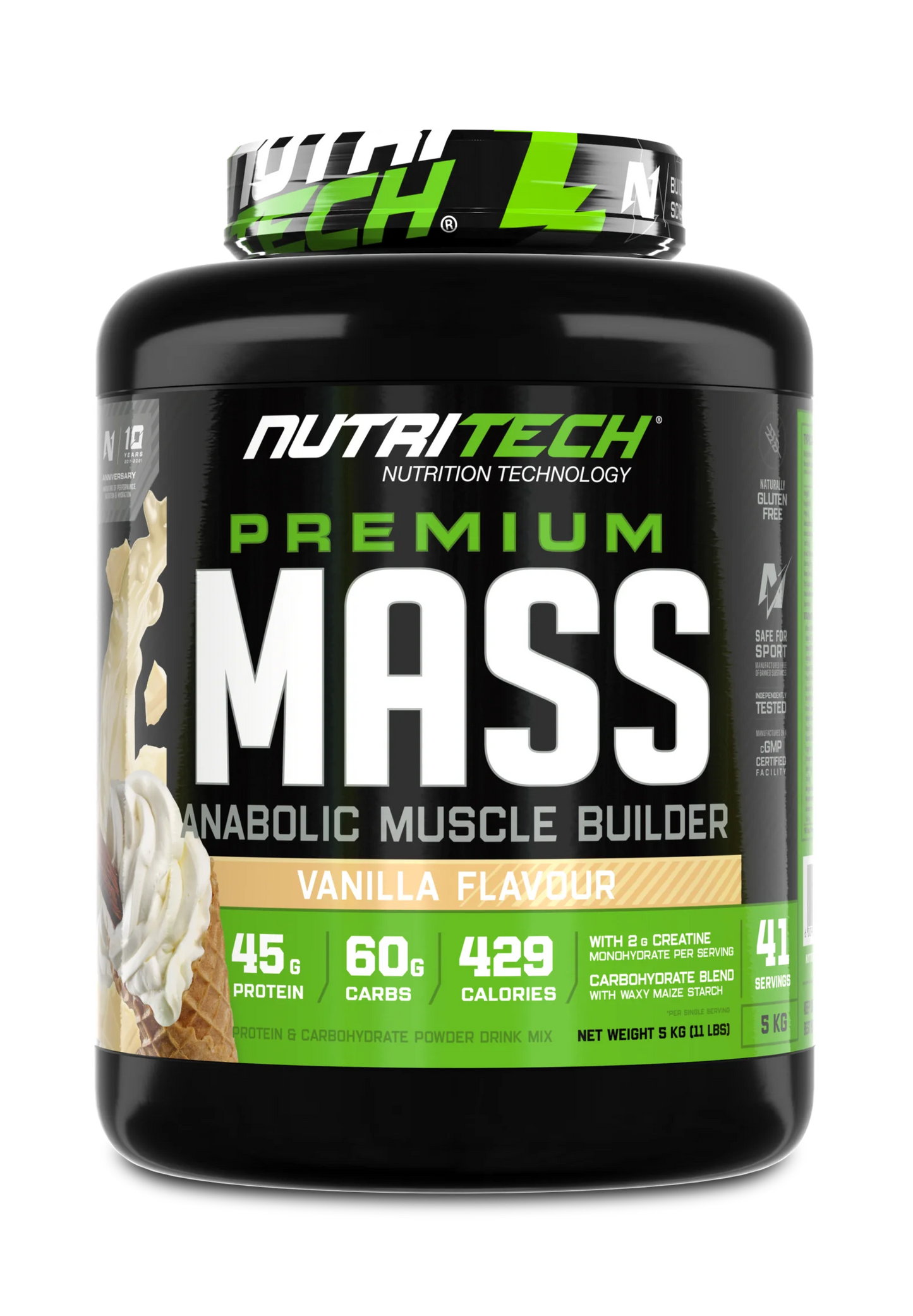 Premium Mass 5kg – High-Protein Muscle Gainer