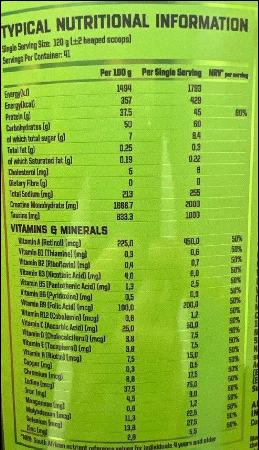 Premium Mass 5kg – High-Protein Muscle Gainer