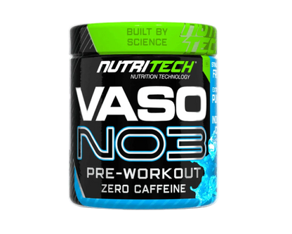 VASO NO3 40 Servings – Stim-Free Nitric Oxide Pre-Workout Concentrate