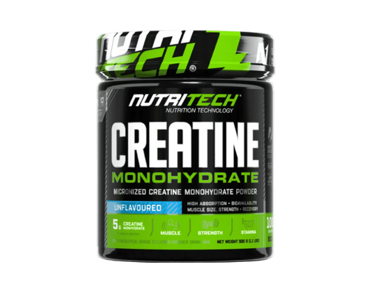 Creatine Monohydrate 500g – Pure Strength & Recovery 100 Servings