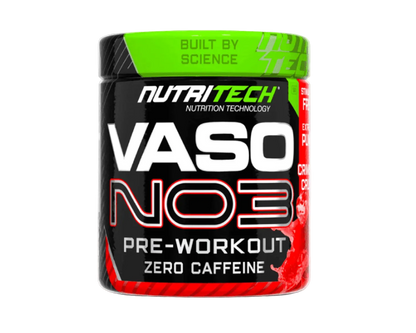 VASO NO3 40 Servings – Stim-Free Nitric Oxide Pre-Workout Concentrate